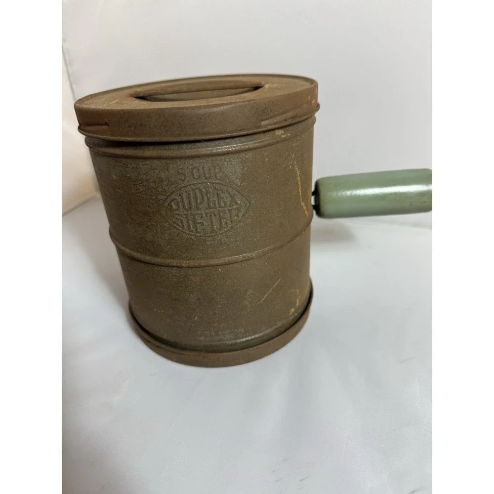 VINTAGE Duplex Sifter And Unmarked Sifter